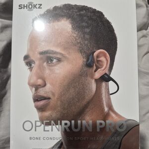 Shokz OpenRun Pro Black Bone Conduction Sport Headphones